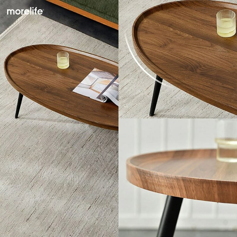 Nordic Side Table Corner Table Modern Household Round Creative Sofa Side Table Light Luxury Combination Minimalist Coffee Table 6