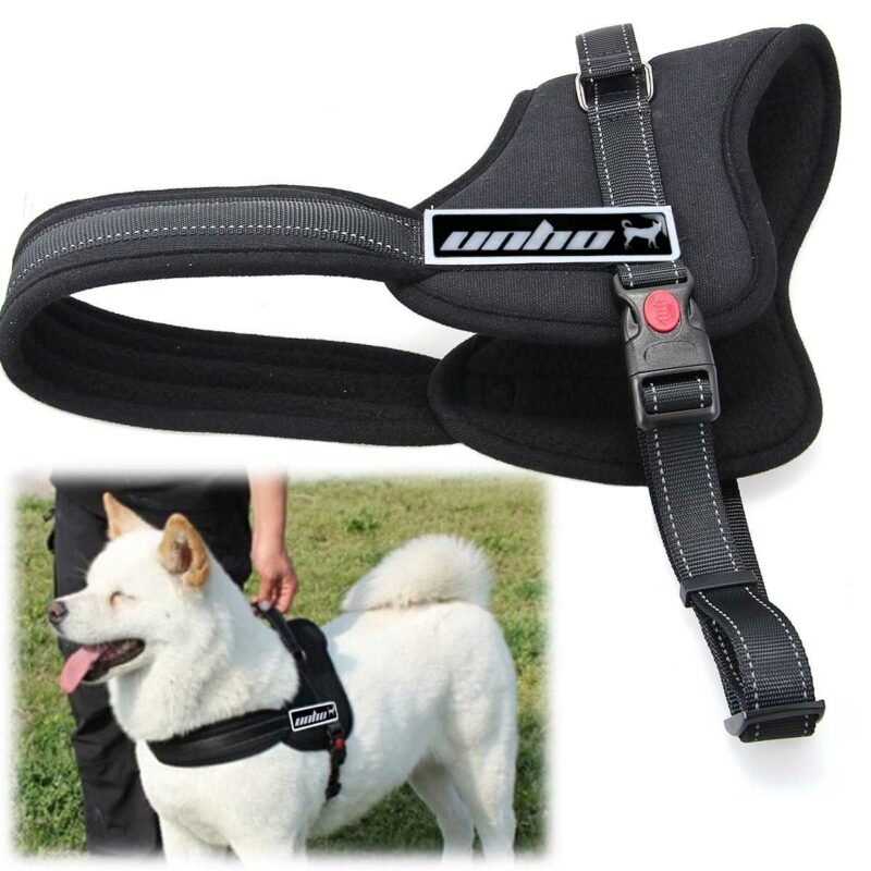Dog Harness NO PULL Reflective Breathable Adjustable Pet Harness For Small large Dog Harness Vest 2