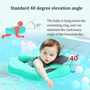 Infant Swimming Ring Children's Underarm Ring Free Inflatable Lying Ring Anti-rollover Swimming Pool Floating Ring Dropshipping 1