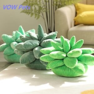 VOW Pets 2021 New Web Celebrity Simulation Plants More Meat Pillow Stuffed Office Chair Cushion On Female Creative Gifts 1