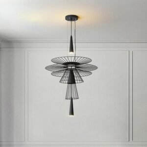 Modern Led Pendant Light for Dinning Room Iron Art Design Home Decor Hanging Lamp Black/Gold Nordic Spot Led Light Fixture 1