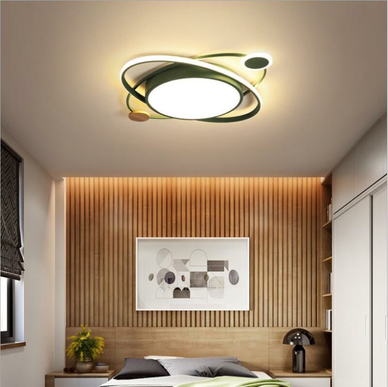 New bedroom lamp led ceiling lamp creative art round study dining room lamp decorative lamps  lighting fixtures 4
