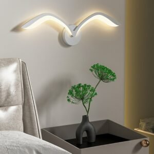 LED Wall Lamp Modern Seagull Shape Wall Light For Home Bedroom Stairs Living Room Sofa Background Lighting Decor Lamp Fixture 1