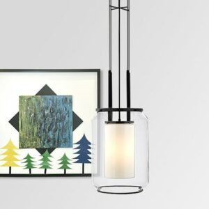 Modern LED Pendant Light Single Head Clear Glass Lamp For Sample Room Living Room Dining Room Bedroom Decorative lighting 1
