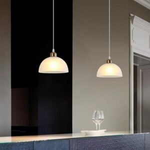Nordic Glass Pendant Lamp E27 Fixture Glass Lampshade Led Bedroom Living Room Kitchen Dining Restaurant Home Decor Hanging Light 1