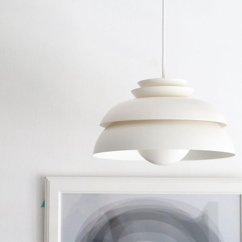 Denmark Designer Nordic Pendant Lamp Simple Minimalist Creative Bar Dinning Room White Round Chandelier Luminaire Suspensions 1