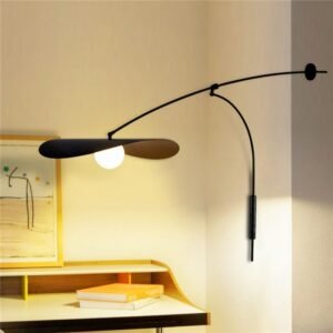 Nordic LED Wall Lamp Long Arm Adjustable Lights Home Decoration For Wall Bedroom Bedside Reading Wall Light Fixture G4 1