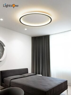 Modern minimalist circular ceiling light creative lamps warm room ceiling lamp 1