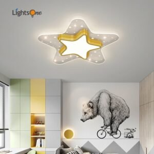 Creative personality bedroom ceiling light children's room lamp warm acrylic ceiling lamp 1