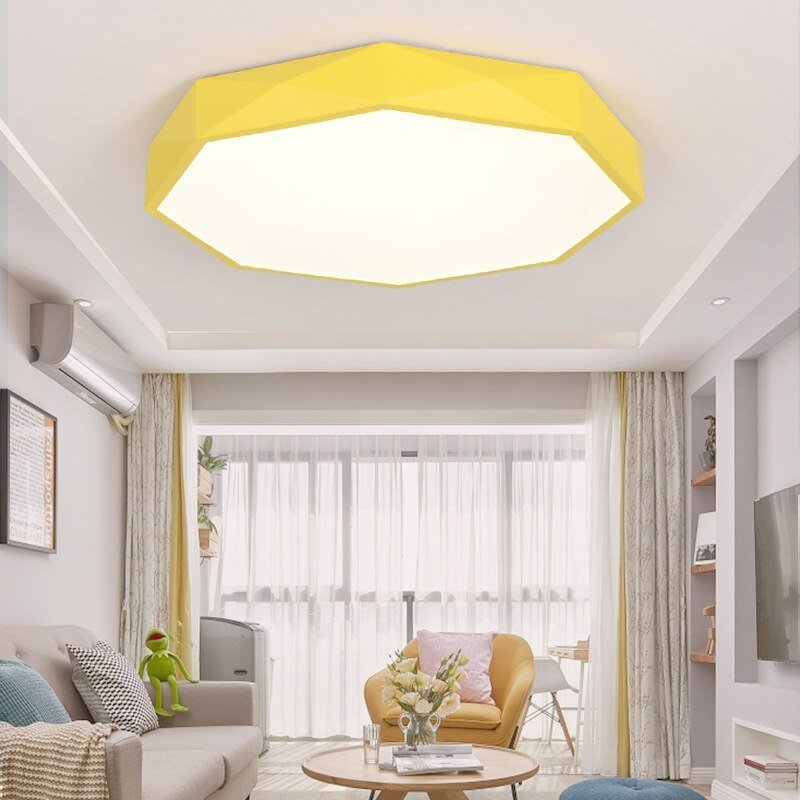 Modern minimalist macaron Nordic creative ceiling lamp living room bedroom lamp dining room lamp corridor led lamps 2