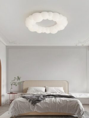 Atmospheric cream wind and cloud cloud cloud living room ceiling lamp bedroom lamp designer simple restaurant ceiling light 1