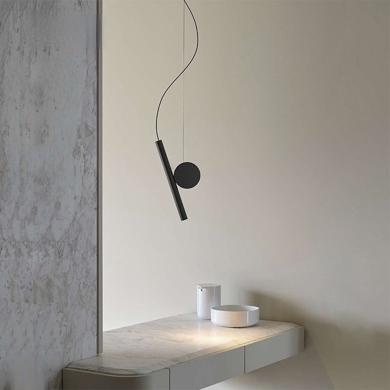 Minimalist Nordic Designer Pendant Lamp for Bedroom Bedside Bar Kitchen Aesthetic Room Decorator Replica Lighting Appliance 1