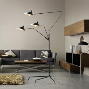 Nordic Led Floor Lamp for Living Room Bedroom Black Home Decor Corner Floor Light Designer Aluminum Standing Lamps Tall Lamp E27 1
