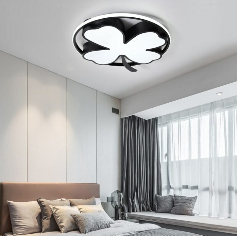 Modern Four leaf Clover LED Ceiling Lamp Nordic minimalist Living Room Bedroom Dining room   Light Fixture Mounted Home Deco 5