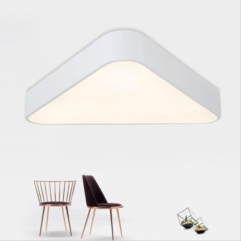 Led Ceiling Lamp Geometric Stitching Creative Personality Triangle Ceiling Lamp Office Conference Study Hall Corridor Mall Shop 2
