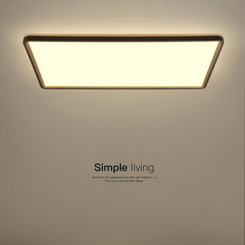 Ultra-Thin  Led Ceiling Lights Simple Modern Bedroom Ceiling Lighting Rectangular Square Round Living Room Entrance Luminary 1