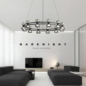 Nordic Led Glass Chandelier Luxury Ceiling Hanging Lights Home Room Decortion Living Room Bedroom Light Fixtures 1