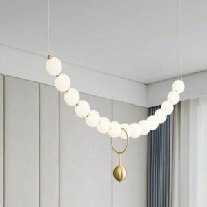 Modern Light Luxury LED Pendant Lamp French-style Design  Creative Pearl Ball Chandelier Living room bedroom Decor Fixtures 2023 1