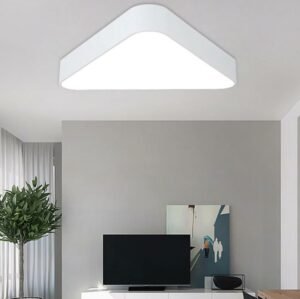Led Ceiling Lamp Geometric Stitching Creative Personality Triangle Ceiling Lamp Office Conference Study Hall Corridor Mall Shop 1