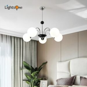 Modern minimalist art glass chandelier designer lamp dining bedroom living room lamps 1