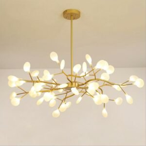 New Modern LED Tree Brand Chandelier Lighting   For Living Room lights  Home Deco Glass Bubble Chandelier  For Restaurant lamp 1