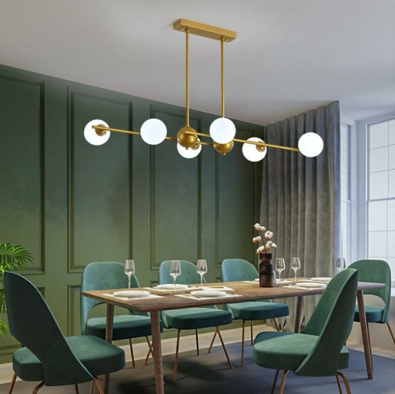 New restaurant Pendant Lights Nordic style hanging lamp modern creative bar table dining room magic bean indoor lighting Fixture 1