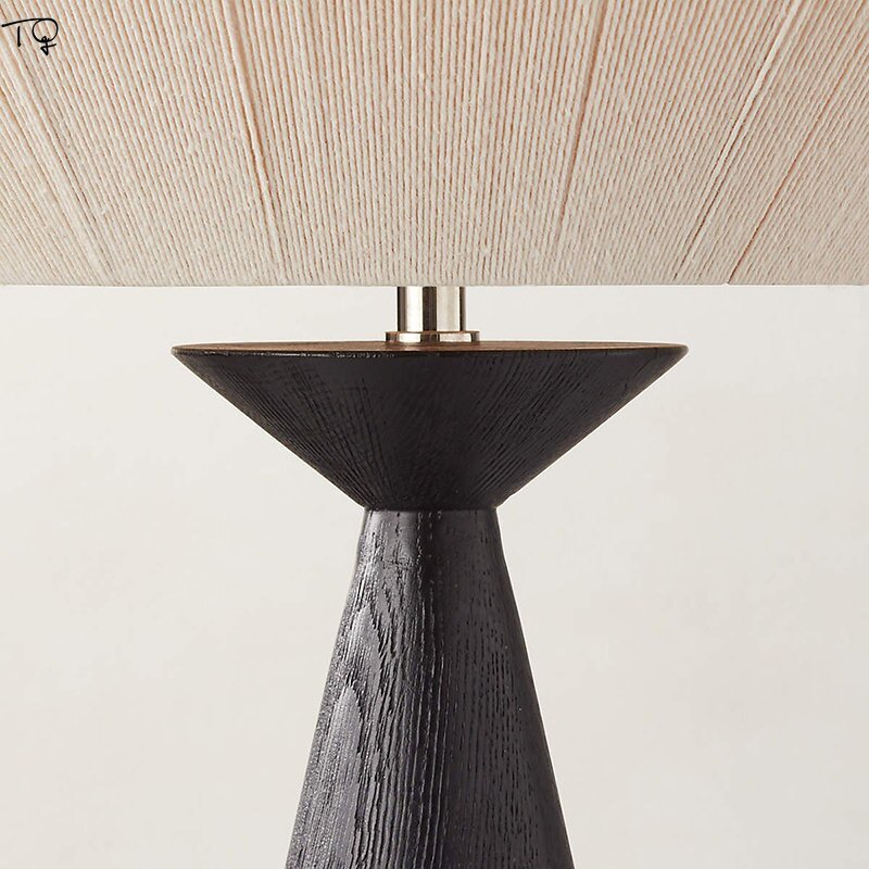 Japanese Designer Minimalist Solid Wood Table Lamp for Living/model Room Decoration Bedroom Bedside Hotel Exhibition Hall Study 5