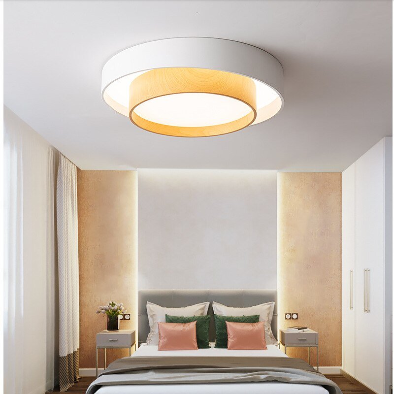Modern Led Ceiling Lights Wood Irregular Shape Ceiling Lamp For Living Room Bedroom kitchen Home Lighting Ceiling Lighting 3