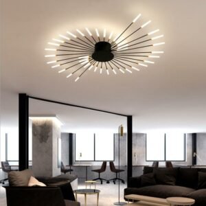 Nordic bedroom led ceiling lamp creative modern  minimalist hanging lamp living room  starry decorative lamps Light  Fixtures 1