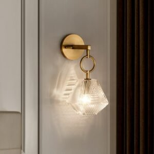 Nordic Glass Wall Lamp Beside Bedroom Bathroom Mirror Light American Style LED Wall Sconces Vintage Edison Lighting Luminaire 1