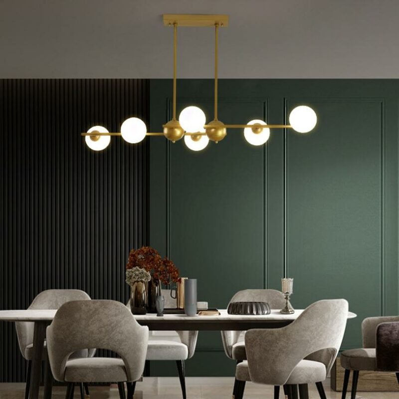 New restaurant Pendant Lights Nordic style hanging lamp modern creative bar table dining room magic bean indoor lighting Fixture 3