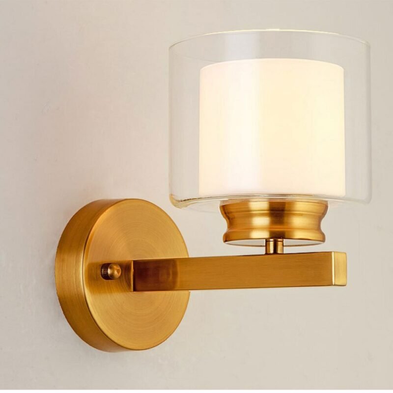 Bedroom bedside wall lamp Nordic Creative living room wall lamps LED Study room staircase lamp aisle wall light fixture 2