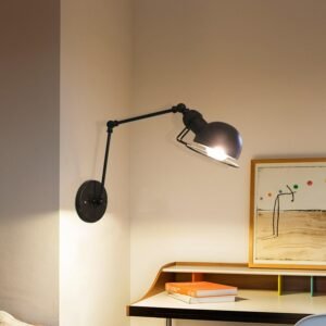 Long Telescopic Wall Lamps Bedroom Bedside Desk Rocker Arm Interior Wall Sconces Iron Art Personality Reading Light 1