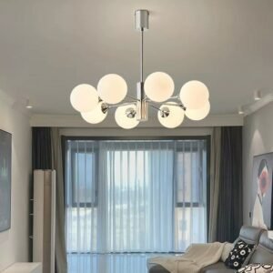 LED Modern Chandelier for the Bedroom Dining Room Nordic milk white Glass Ball Ceiling Pendant Lamp Hanging Lighting Home 1