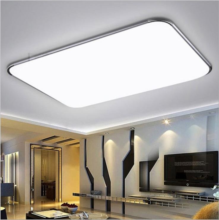 Modern Square LED Ceiling Lamp 18W 24W 30W  48W  60W  70W 80W 100W LED Surface Hangling Lamp  For Living Room  Kitchen Lighting 2
