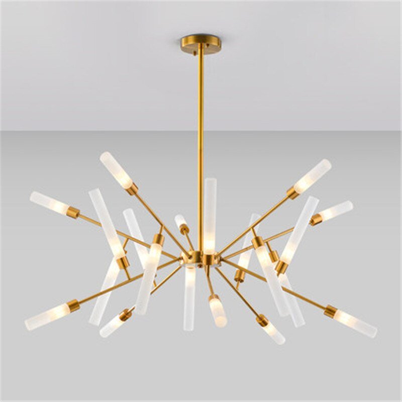 Modern Simple Living Room Chandelier Lighting Glass Cover Creative Personality Dining Room Bedroom Study Light 1