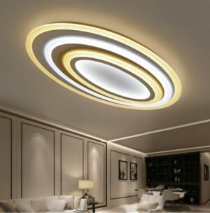 New Led Acrylic Ceiling Light  For Living Room lighting Innovative Water Wave Ceiling  Lamp  For Restaurant  lampara led techo 1