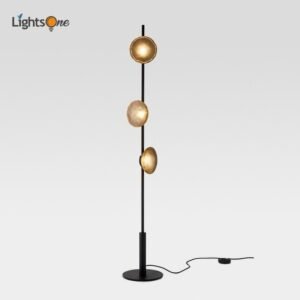 Postmodern Light Luxury Living Room Vertical Floor Lamp Bedroom Study Glass Personality Art Floor light 1