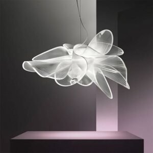 Nordic acrylic chandelier Art Mesh Design Modern modern minimalistic lamp Creative Room Restaurant La Belle Etoile Chandeliers 1