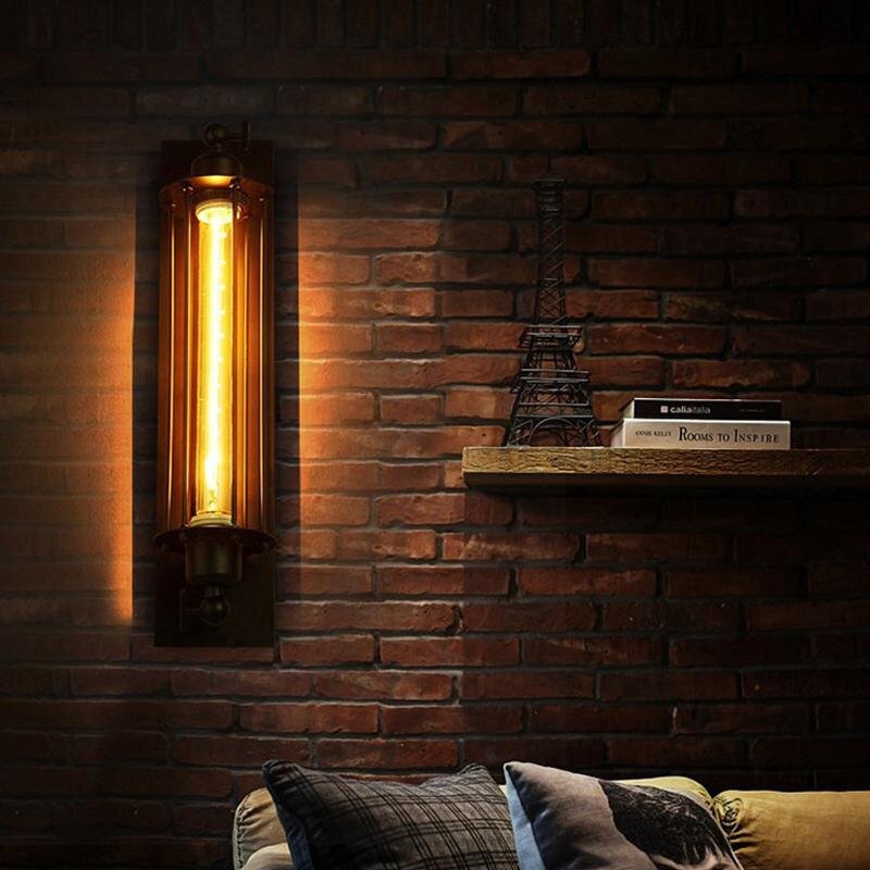 Industrial style Retro Wall Lamp Bedroom Corridor Restaurant loft Wall light for bedside living room decor indoor led lighting 5