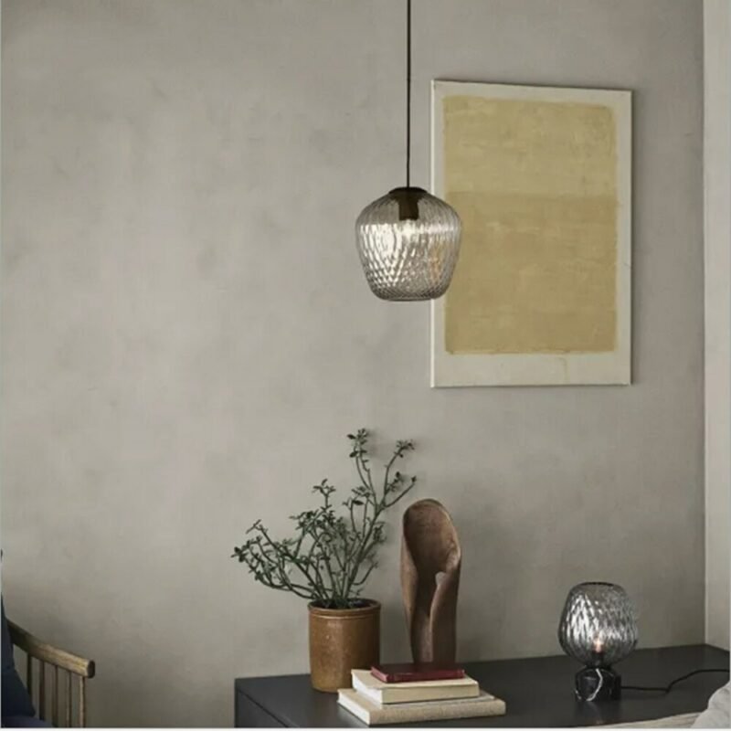 Nordic retro pendant light LED Blown series Home Indoor Living Room Decor Bedroom Dining Room Kitchen bar glass pendant lamp 5