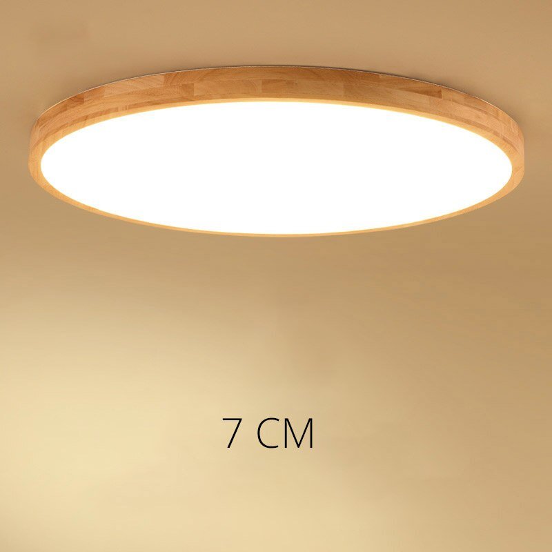 Modern Led Ceiling Light Ultra Thin Surface Mount Wood Ceiling Lamps Living Room Bedroom Balcony Lighting Home Ceiling Fixture 1