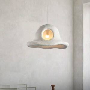 Wabi-sabi Chandeliers Designer Pendant Lamp Bedroom Bedside Villa Duplex LED Hanging Light Homestay Decor Luminaire Suspensions 1