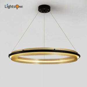 Post-modern light luxury round honeycomb pendant lamp Nordic minimalist living room dining room model  pendant lights 1