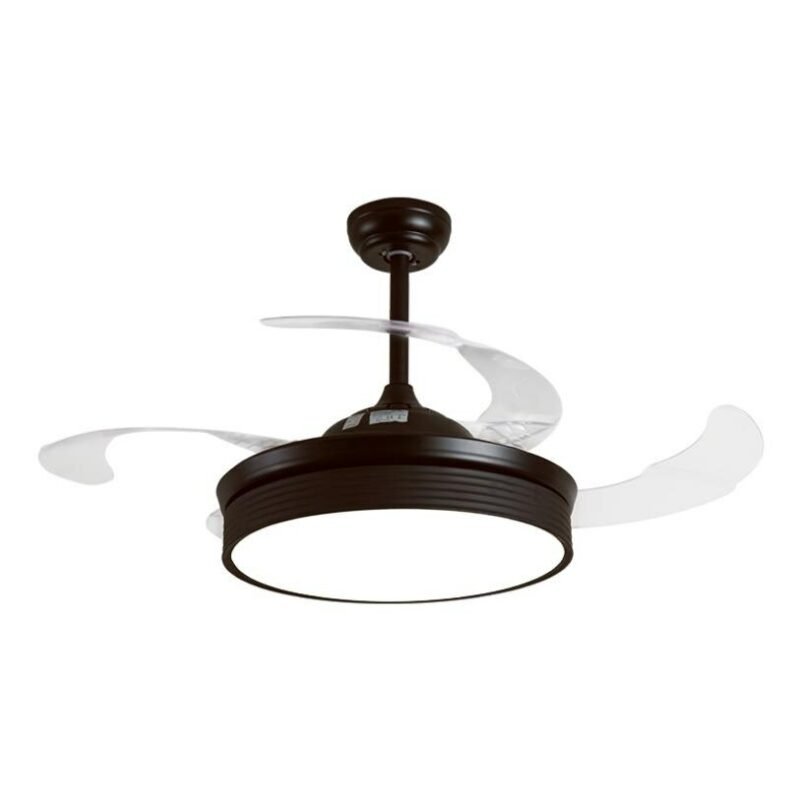 Invisible fan chandelier led simple modern inverter remote control ceiling fan restaurant bedroom silent fan Lamp lighting 6