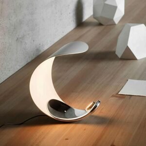 Italy Table Lamp Moon Modeling Art Design Dimming Lamp for Living Room Study Bedroom Bedside Decor Led Night Light 1