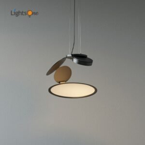 Nordic minimalist restaurant chandelier designer art bedroom bedside lamp creative personality round bar lamp 1