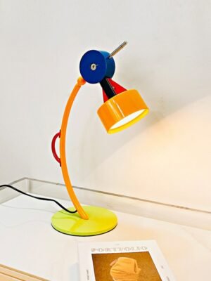 Modern Nordic Memphis Creative Fun Macaron Color Geometric Lamp Living Room Bedroom Children's Art Table Desk Lam 1