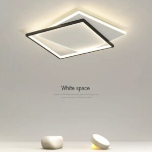 Square Led Ceiling Light Bedroom Lighting Fixtures Neutral Light 40W led Ceiling Lamp For Indoor Study Room Round Circle Lamps 1