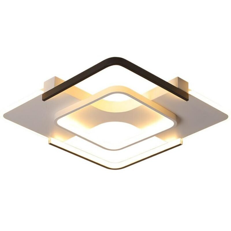 2020 new led bedroom ceiling lamp simple modern atmosphere square aluminum living room decorative lamps lighting fixtures 6